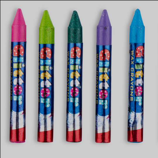 Glitter-crayons